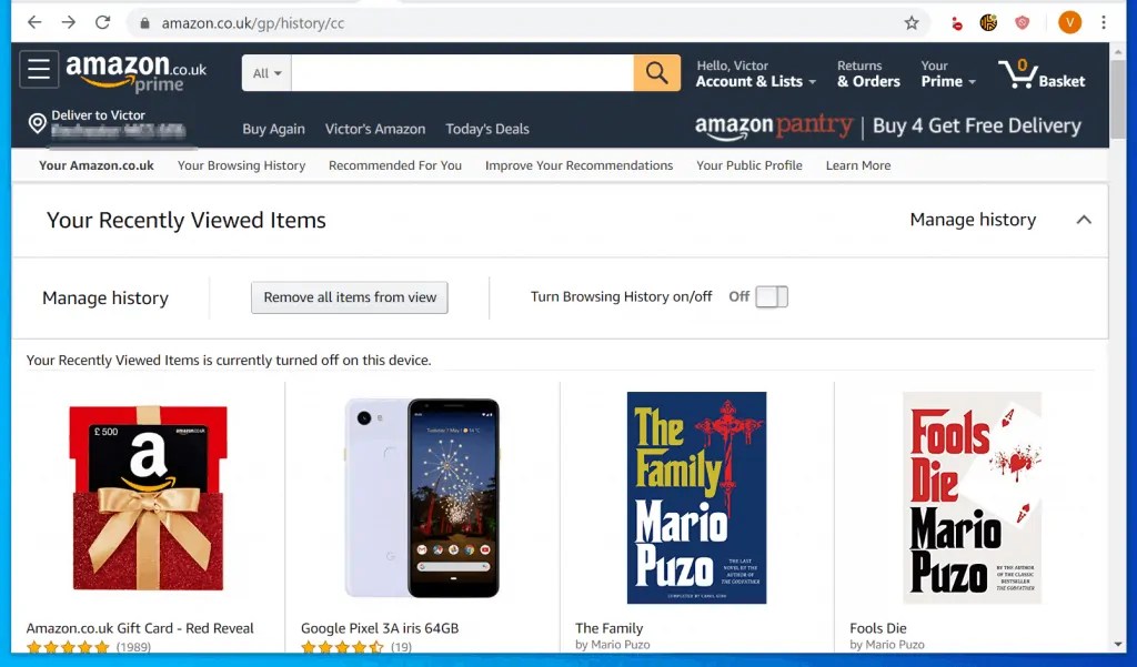 How to Clear Amazon Search History Itechguides