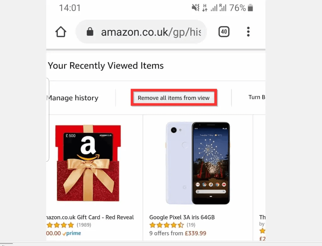 How to Clear Amazon Search History Itechguides