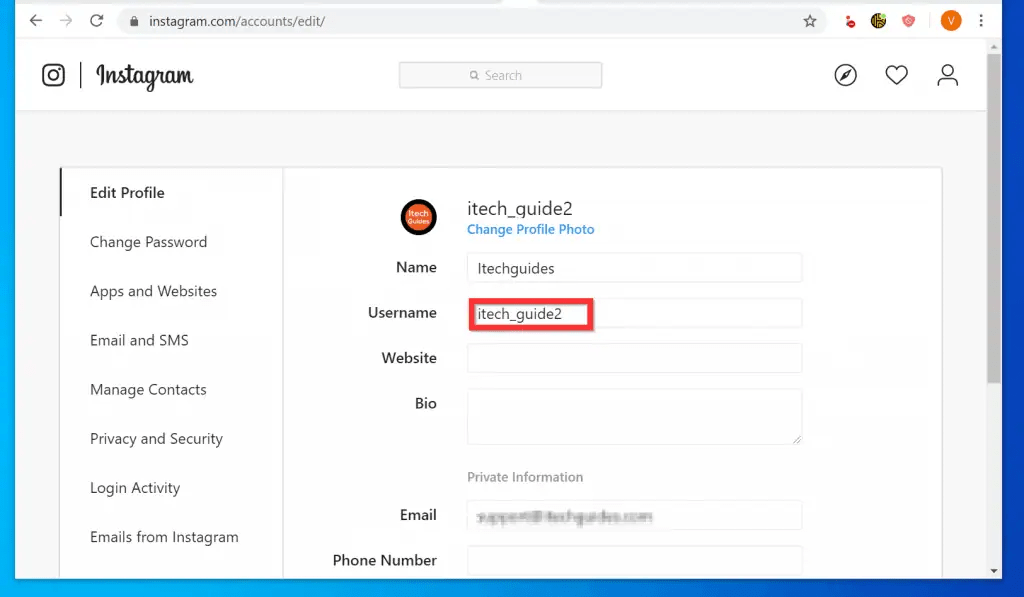 How to Change Username on Instagram Itechguides