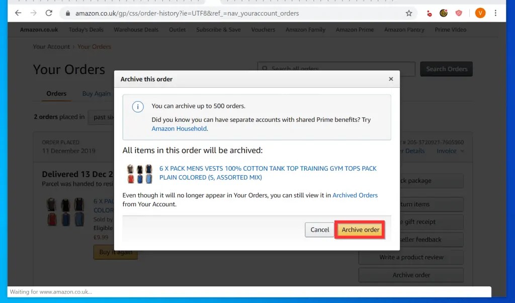 How to Delete Amazon Order History Itechguides