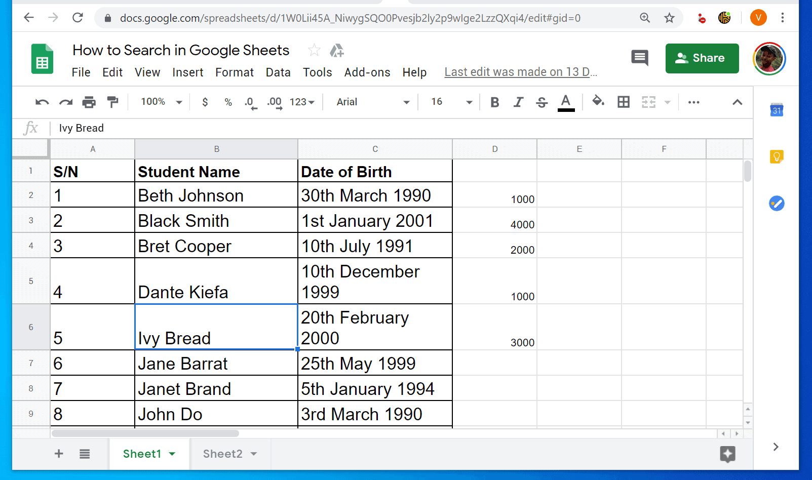 How to Search in Google Sheets (from a PC, Android, IPhone Apps)