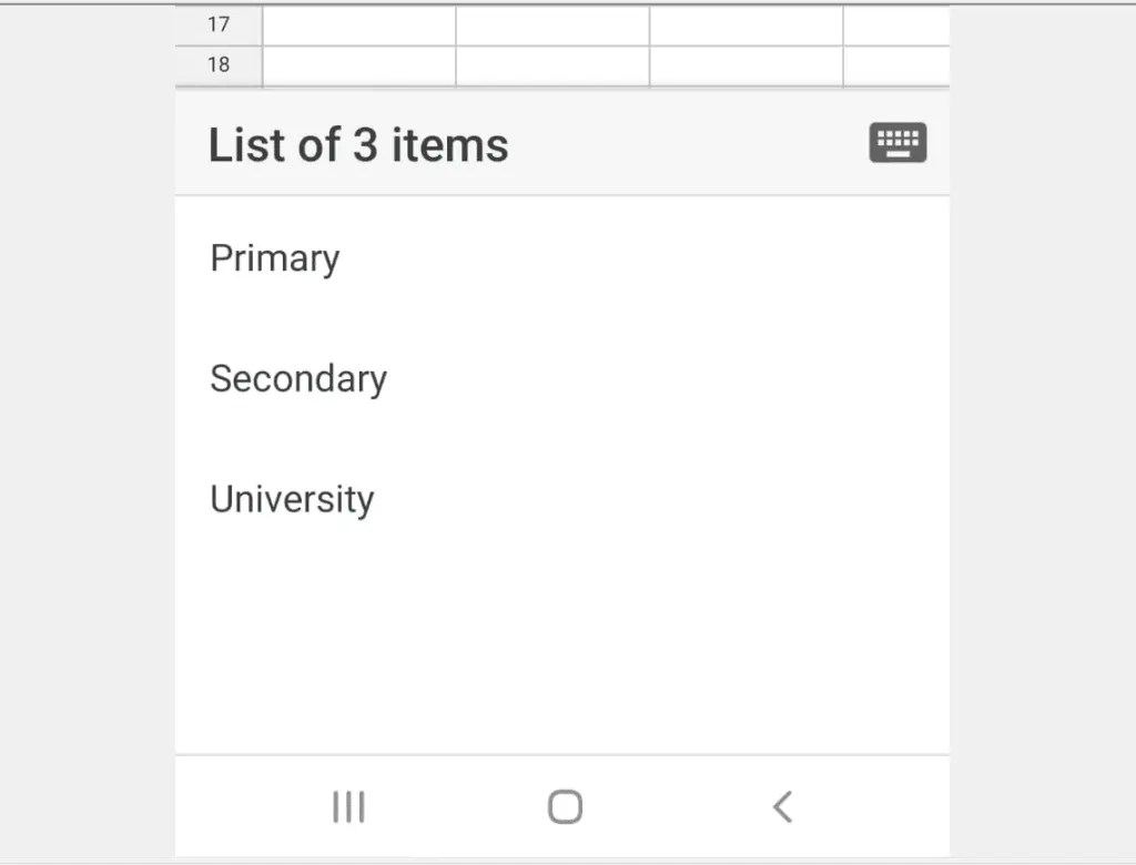 How to Create Drop Down List in Google Sheets Itechguides