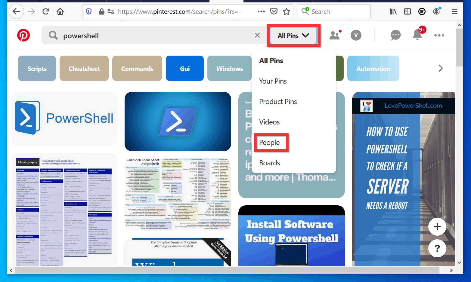 How to Follow Someone on Pinterest from a PC, Android or IPhone