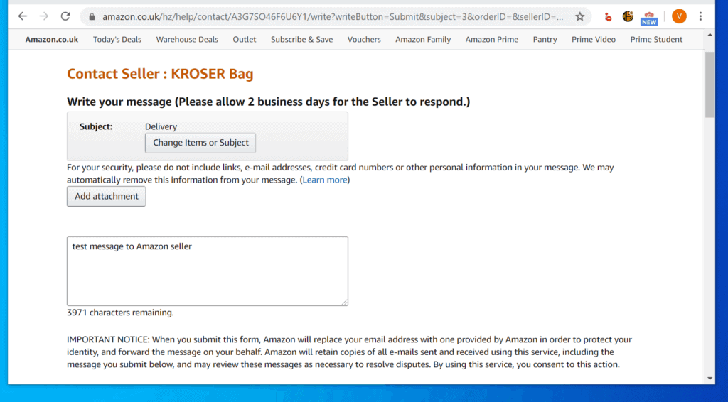 How to Contact Seller on Amazon from a PC, iPhone or Android