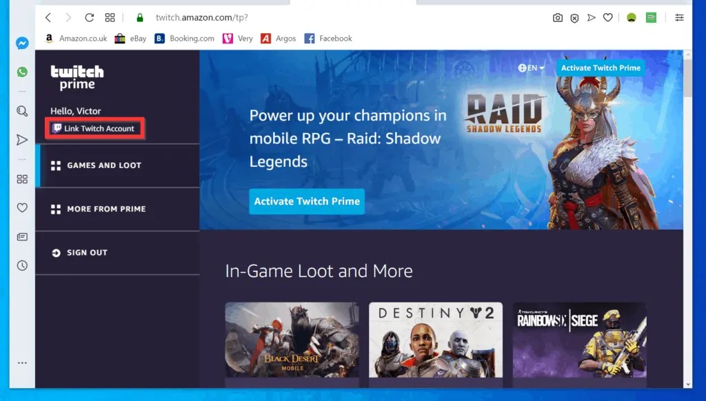 How to Link Amazon to Twitch Itechguides