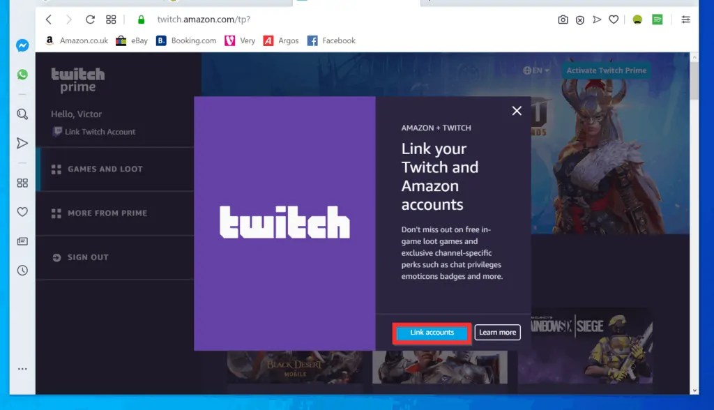 How to Link Amazon to Twitch Itechguides