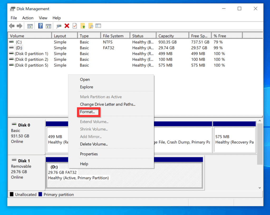 How to Format SD Card on Windows 10 (2 Steps)