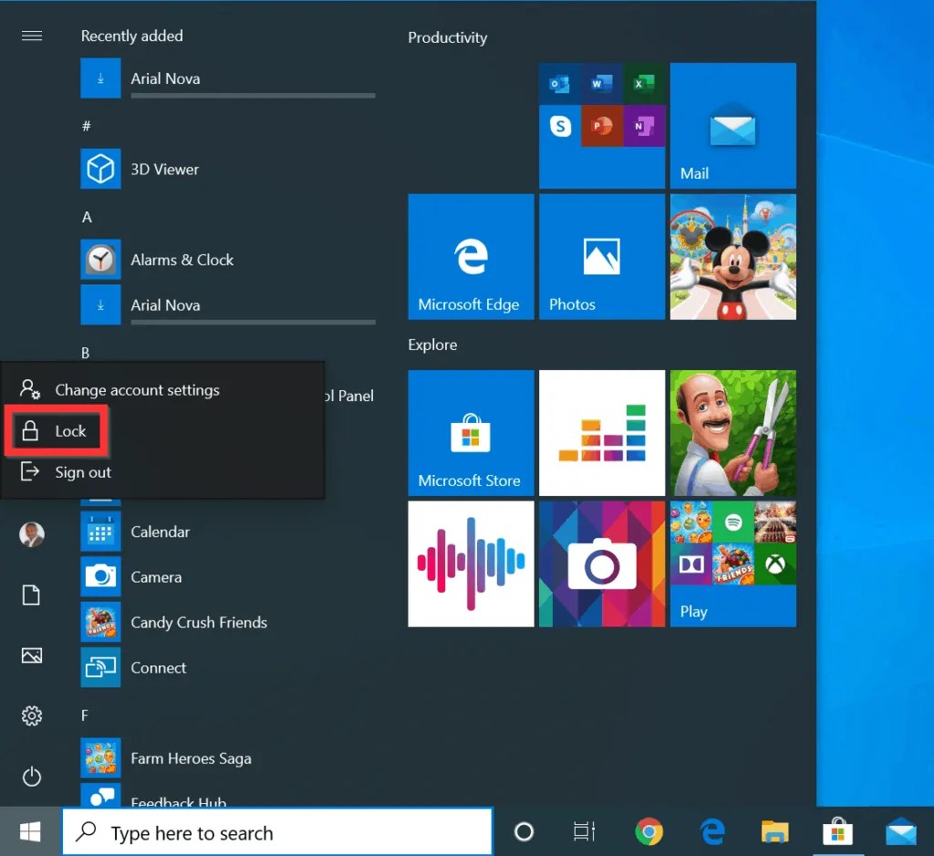 How to Lock Windows 10 Itechguides