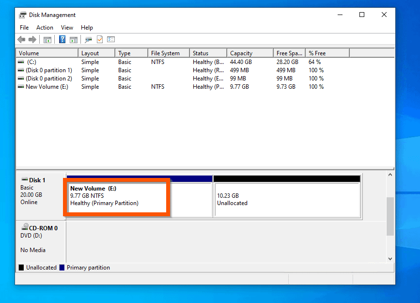 How to Partition a Hard Drive in Windows 10 (2 Methods)