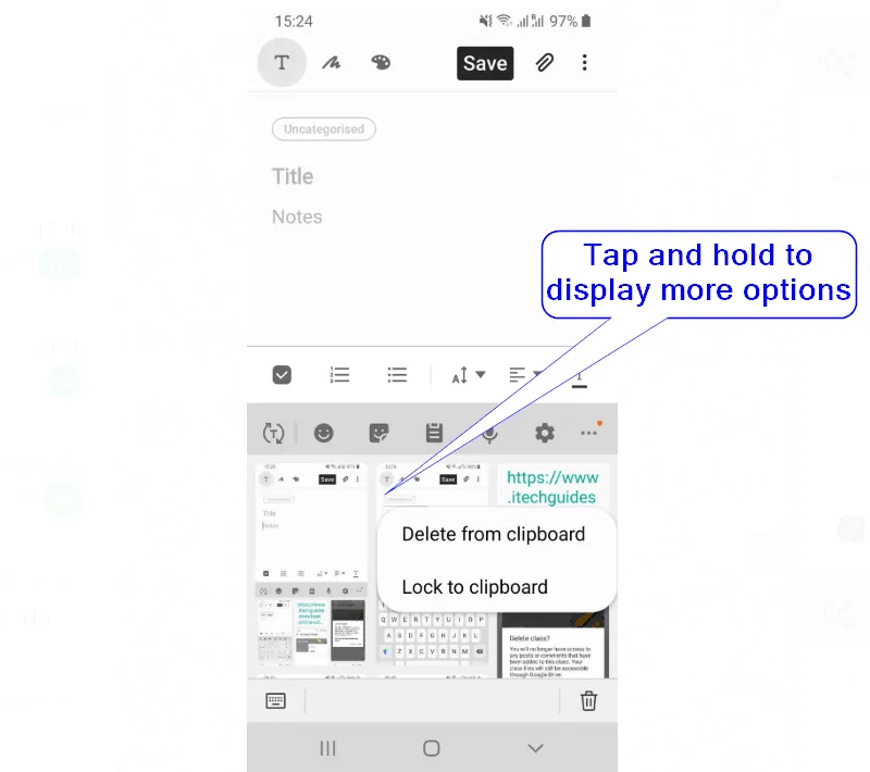How to Clear Clipboard on Android Itechguides