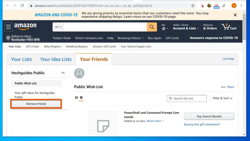How to Find Amazon Wish List by Email Itechguides
