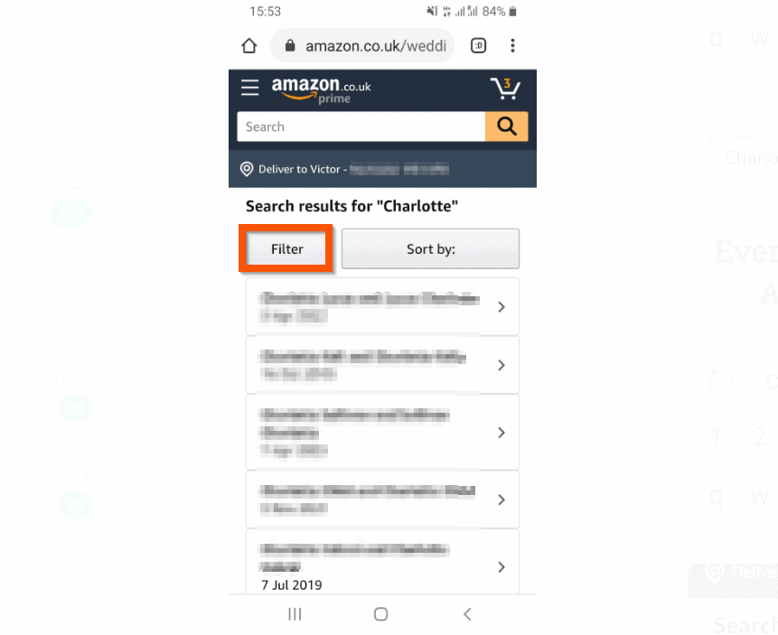 Amazon Wedding Registry Search from a PC or Mobile