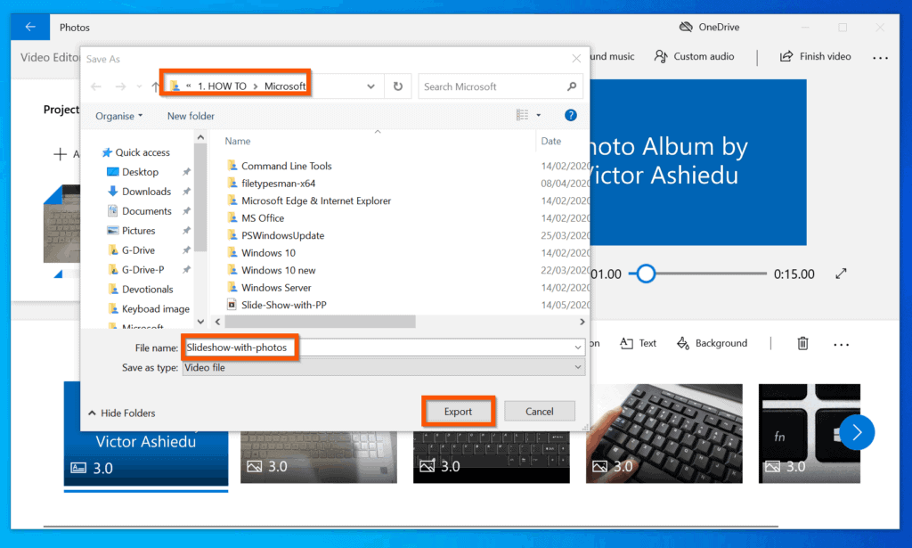 How to Make a Slideshow on Windows 10 with PowerPoint or Photos App
