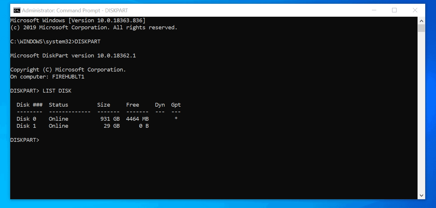 Resize Partition Windows 10 Disk Management, DISKPART, PowerShell