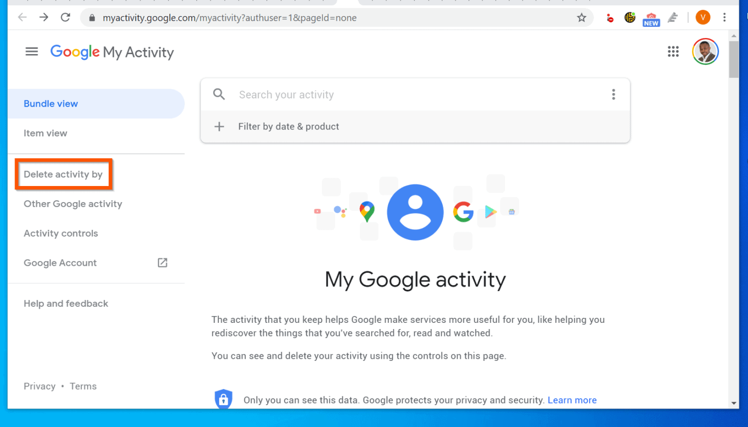 How to Delete Google Search History