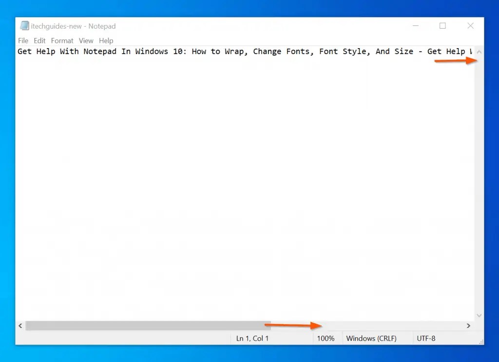 Get Help With Notepad In Windows 10 Your Ultimate Guide Itechguides