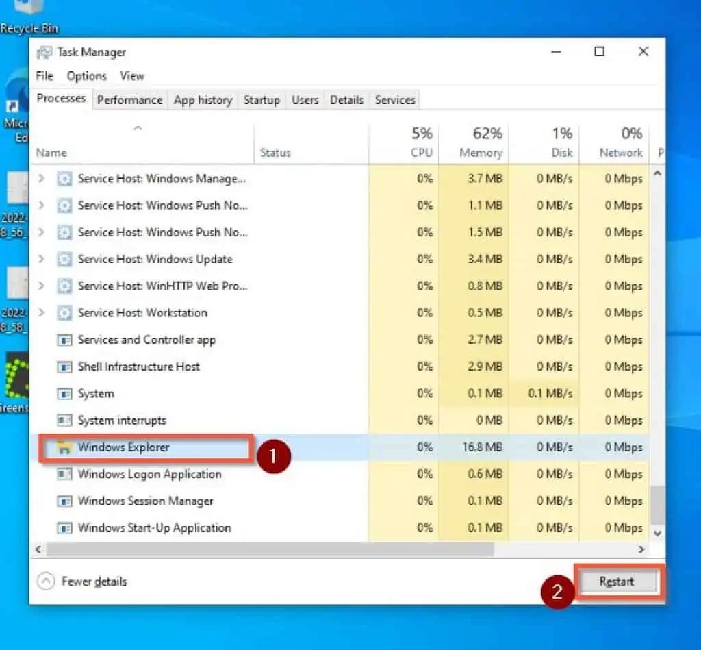 How to Fix Frozen Taskbar in Windows 10 Itechguides