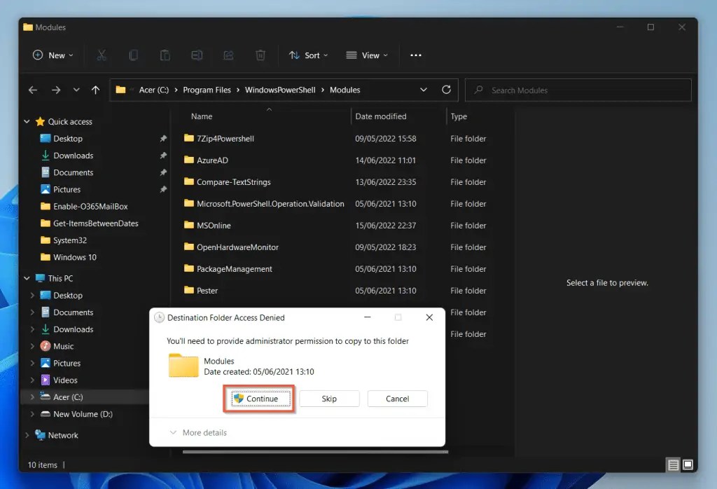 PowerShell Find Files Modified Between Dates