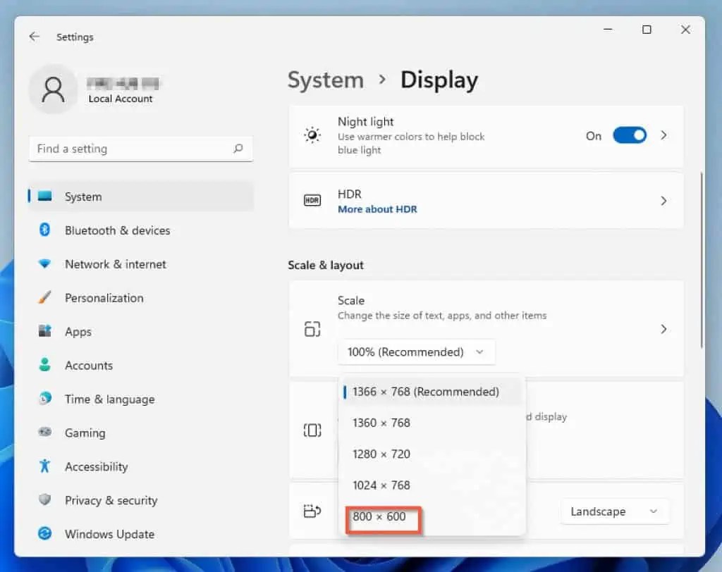 How to Change Resolution on Windows 11 Itechguides