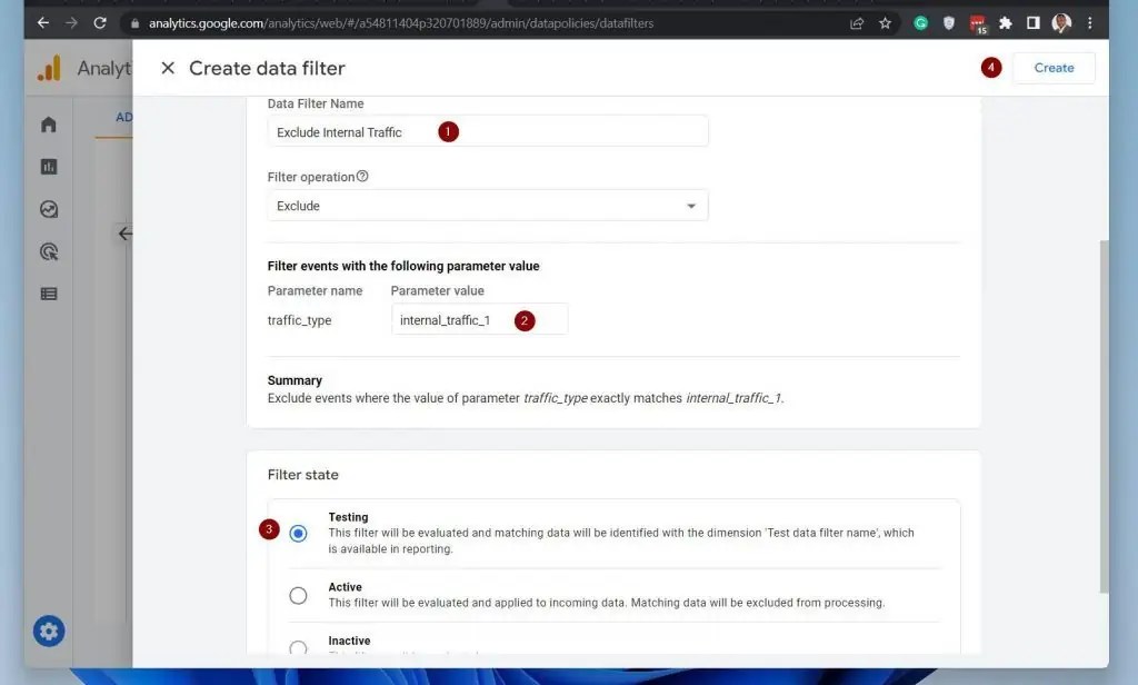 How to Exclude Internal Traffic in Google Analytics 4 (GA4) via IP