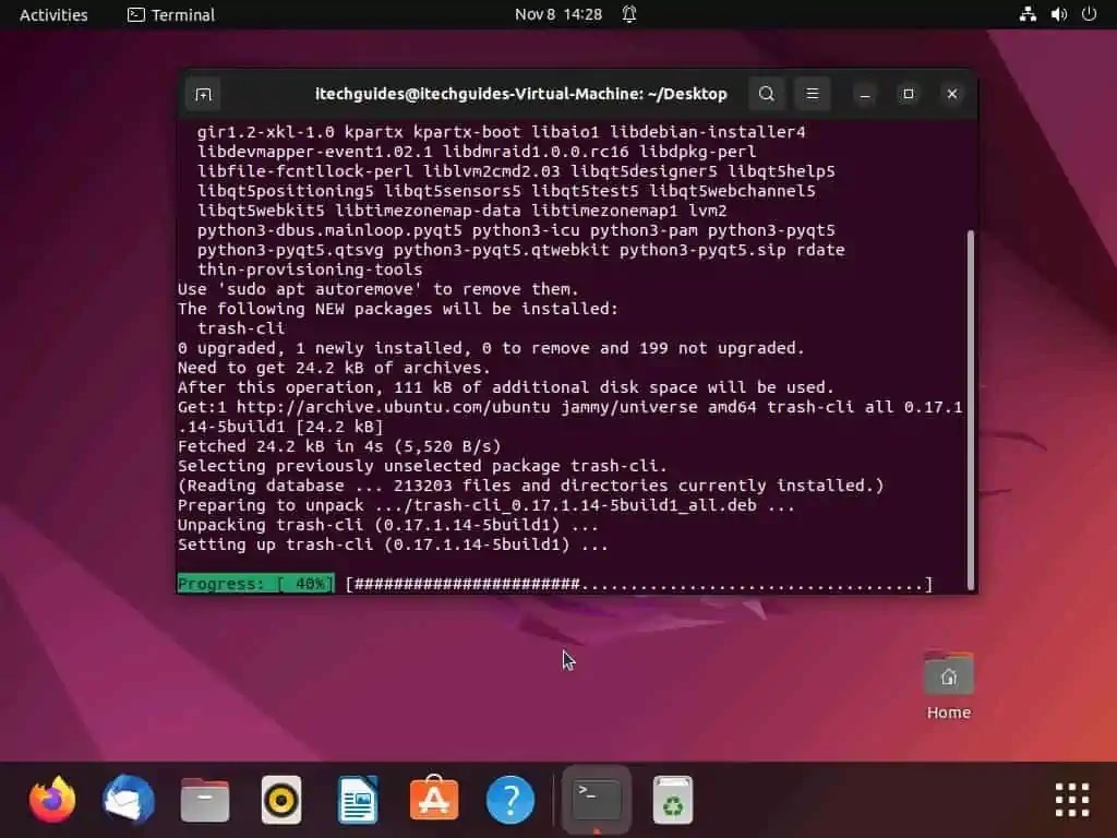 How to Empty Trash in Ubuntu Itechguides