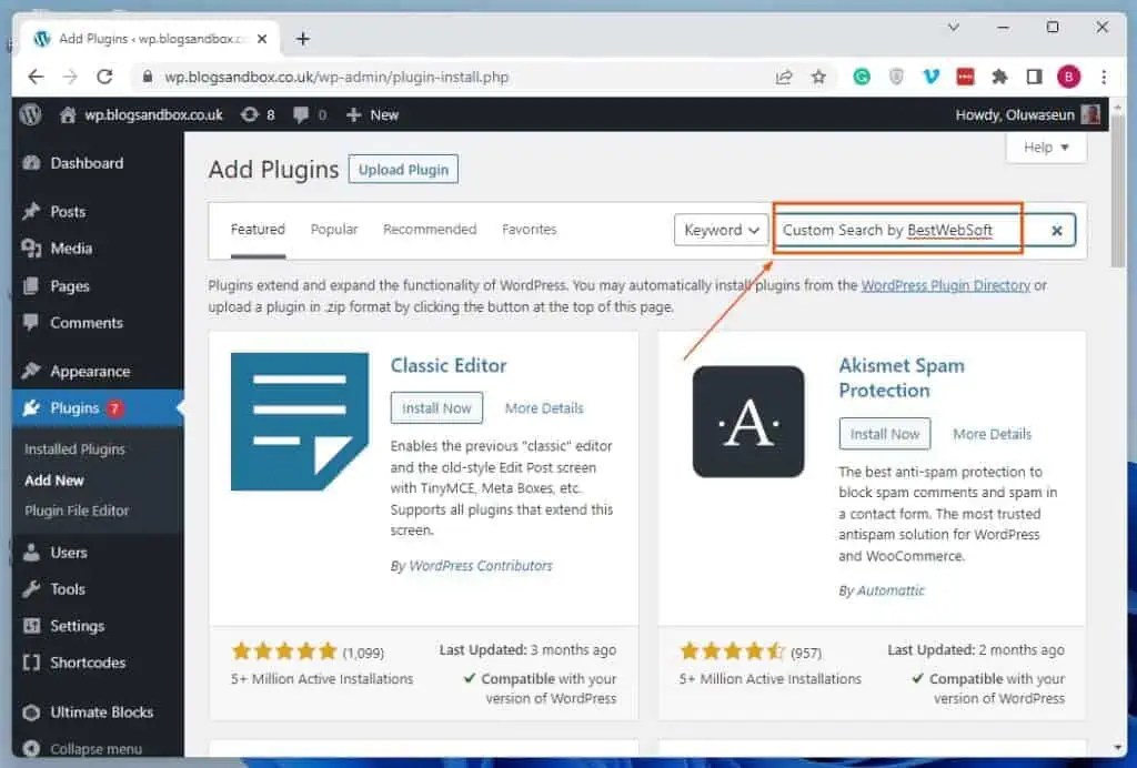 How to Add Search Bar to Home Screen in WordPress Itechguides