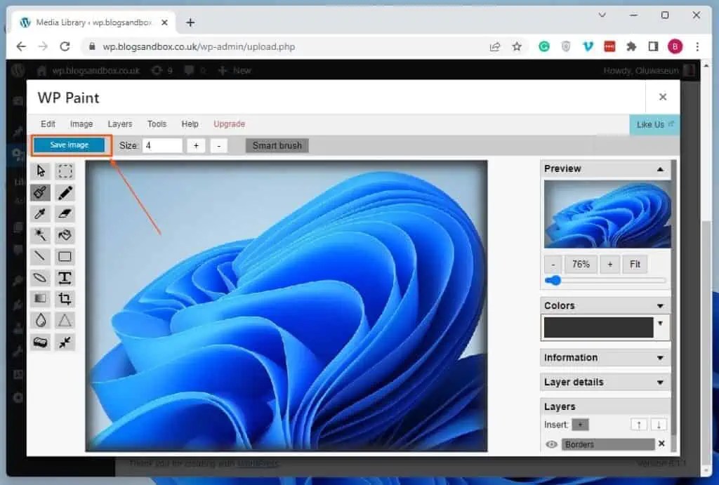 How to Add a Border to a Picture in WordPress Itechguides