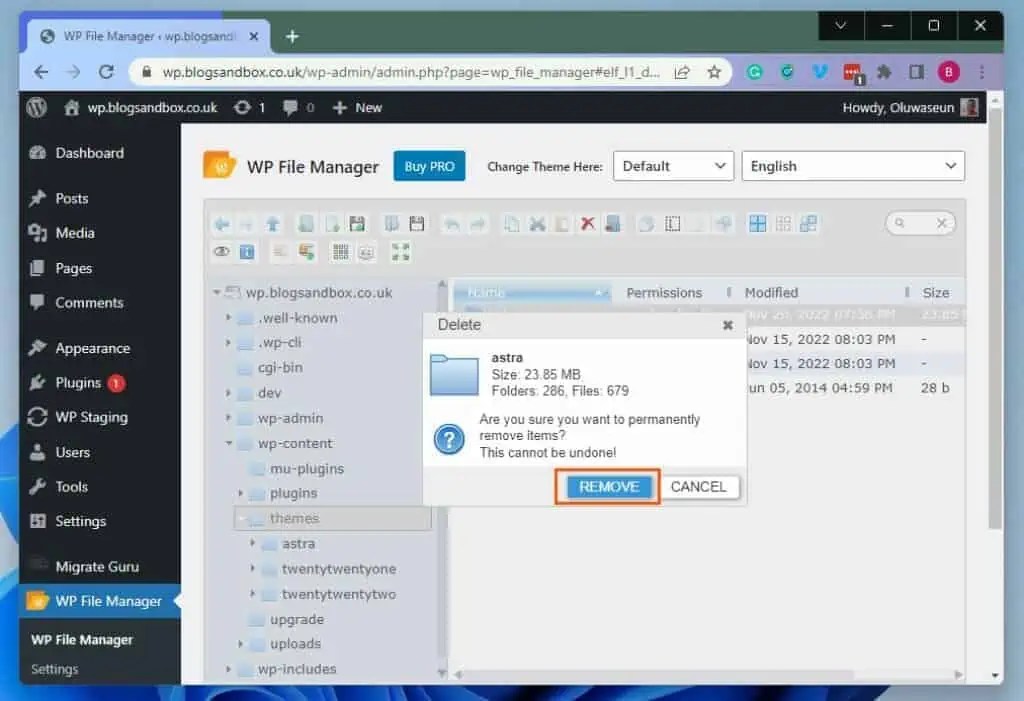 How to Remove Theme From WordPress Itechguides