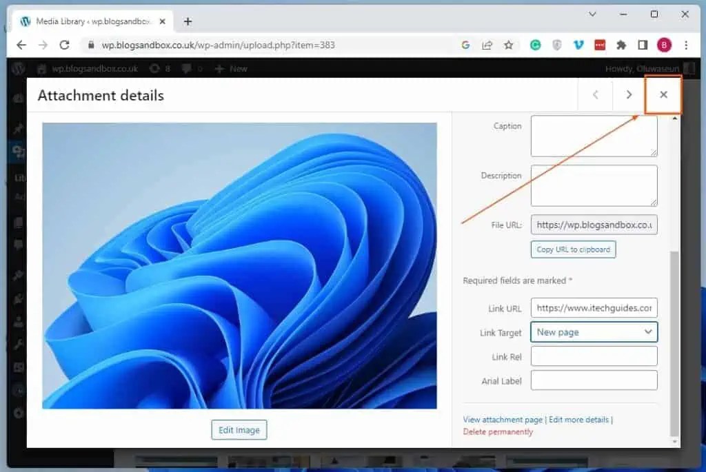 How to Add a Hyperlink to a JPEG Image in WordPress Itechguides