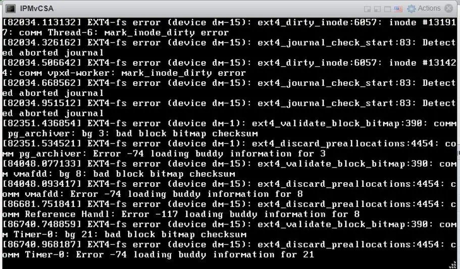 vCenter Server Appliance EXT4fs Boot Errors [Fixed] Itechguides