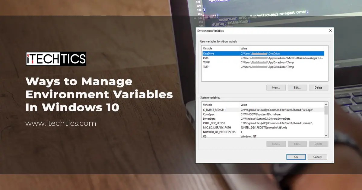 2 Easy Ways To Manage Environment Variables In Windows 10