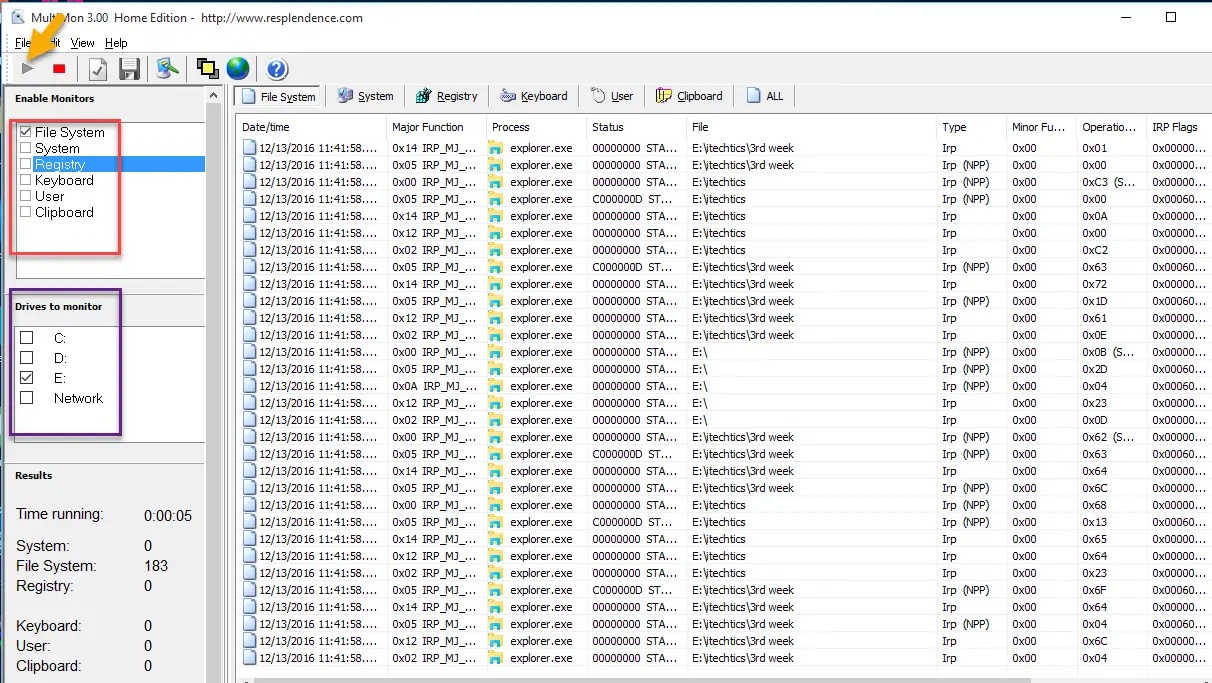 3 Tools To Monitor System for File and Registry Changes