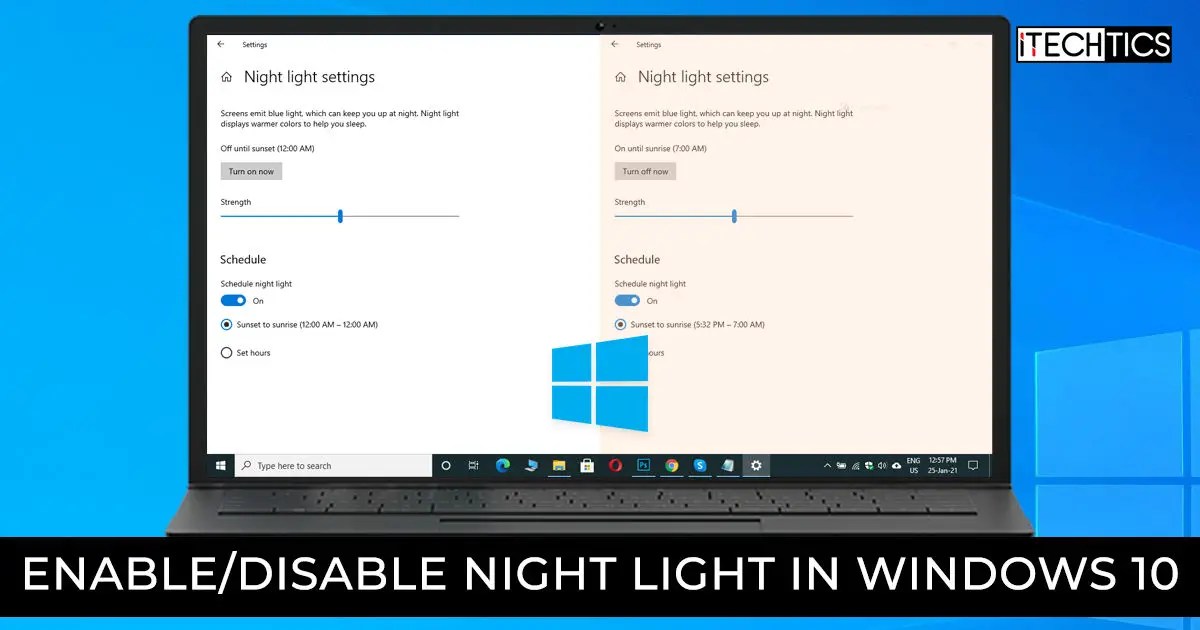 2 Ways To Enable/Disable Night Light In Windows 10