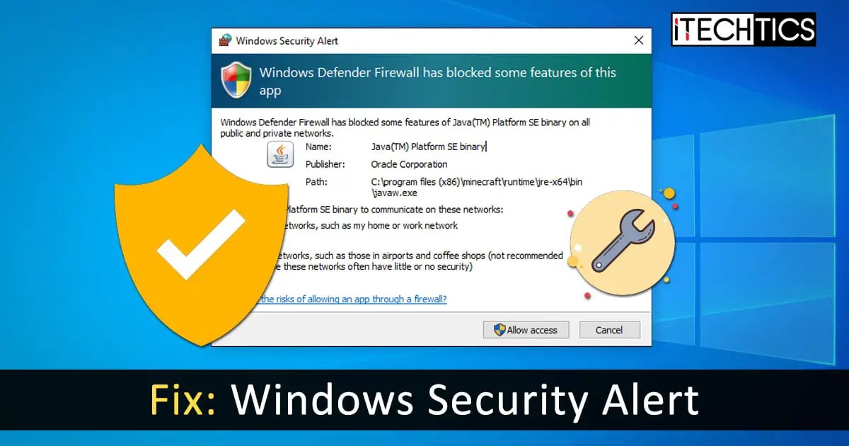 How To Fix Windows Security Alert "Windows Defender Firewall Has