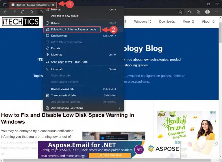 How To Enable And Use Mode On Microsoft Edge