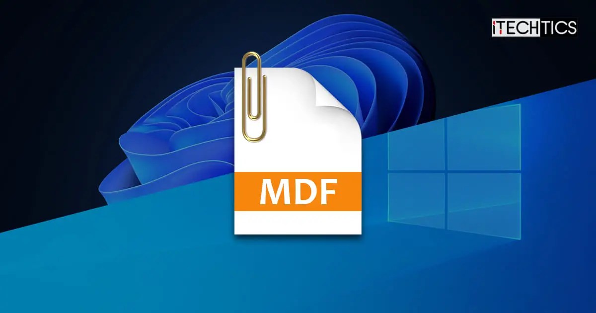 How To Mount MDF Files In Windows 11/10
