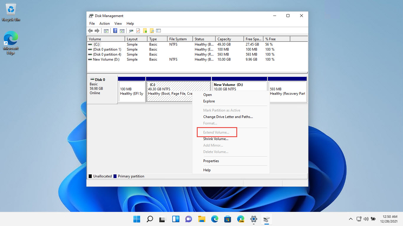 How To Fix Extend Volume Option Grayed Out In Windows 11/10