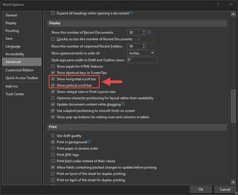 2 Ways To Show Or Hide Scrollbars In Windows