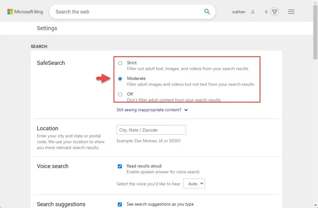 How To Enable/Disable SafeSearch On Device And Search Engines