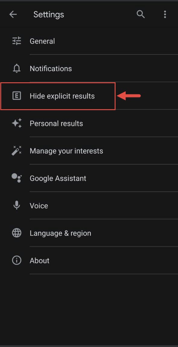 How To Enable/Disable SafeSearch On Device And Search Engines