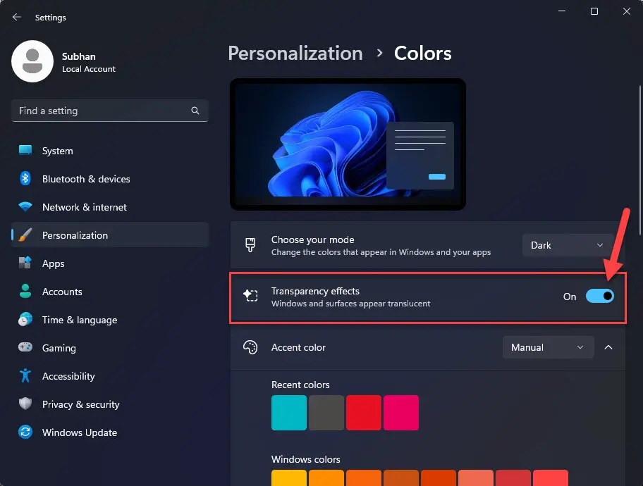 5 Ways To Make Taskbar Transparent In Windows 11, 10