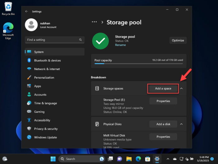 How To Create, Manage, Delete Windows Storage Spaces A Detailed Guide