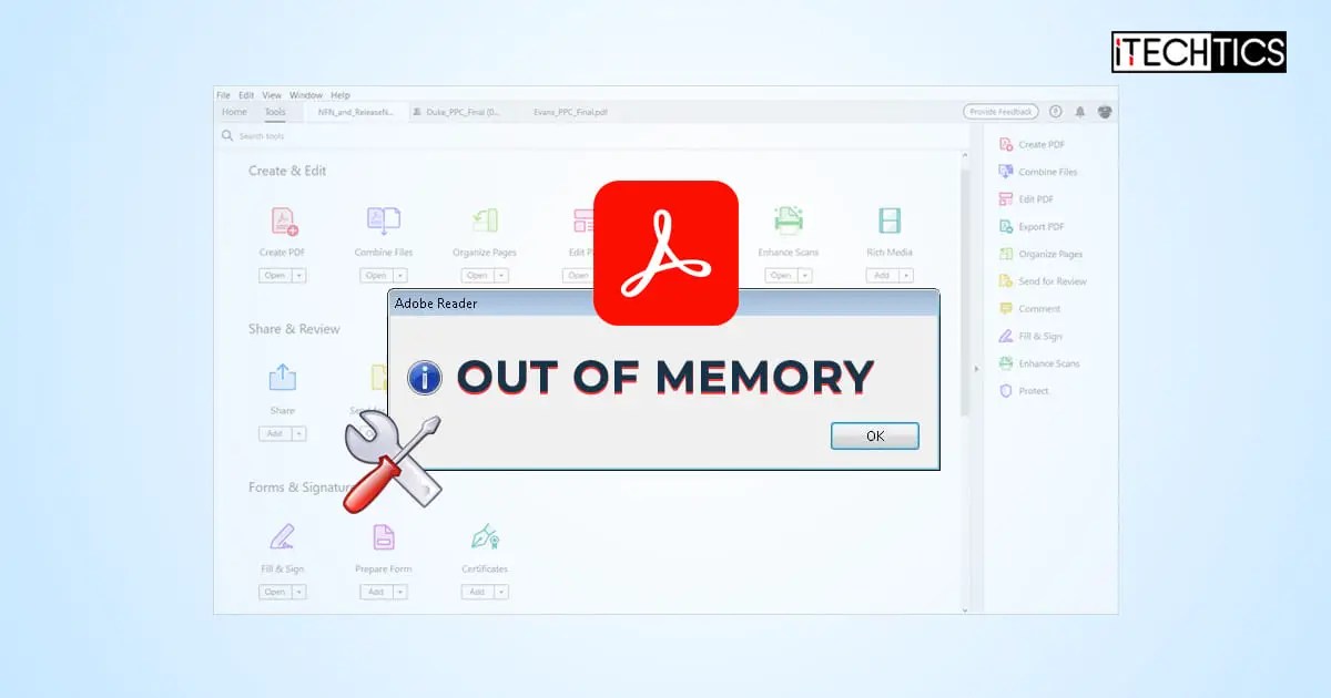 How To Fix "Out Of Memory" Error In Adobe Acrobat