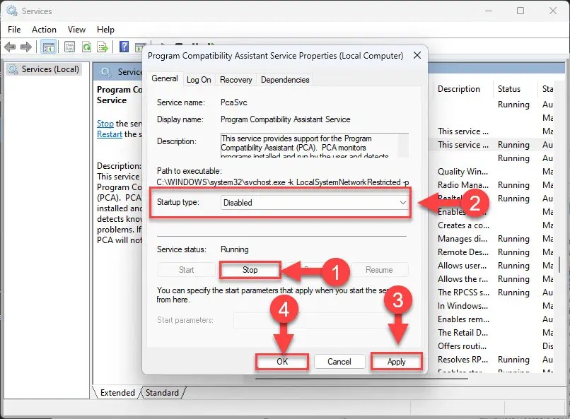4 Ways To Disable Program Compatibility Assistant And Fix "This App Can