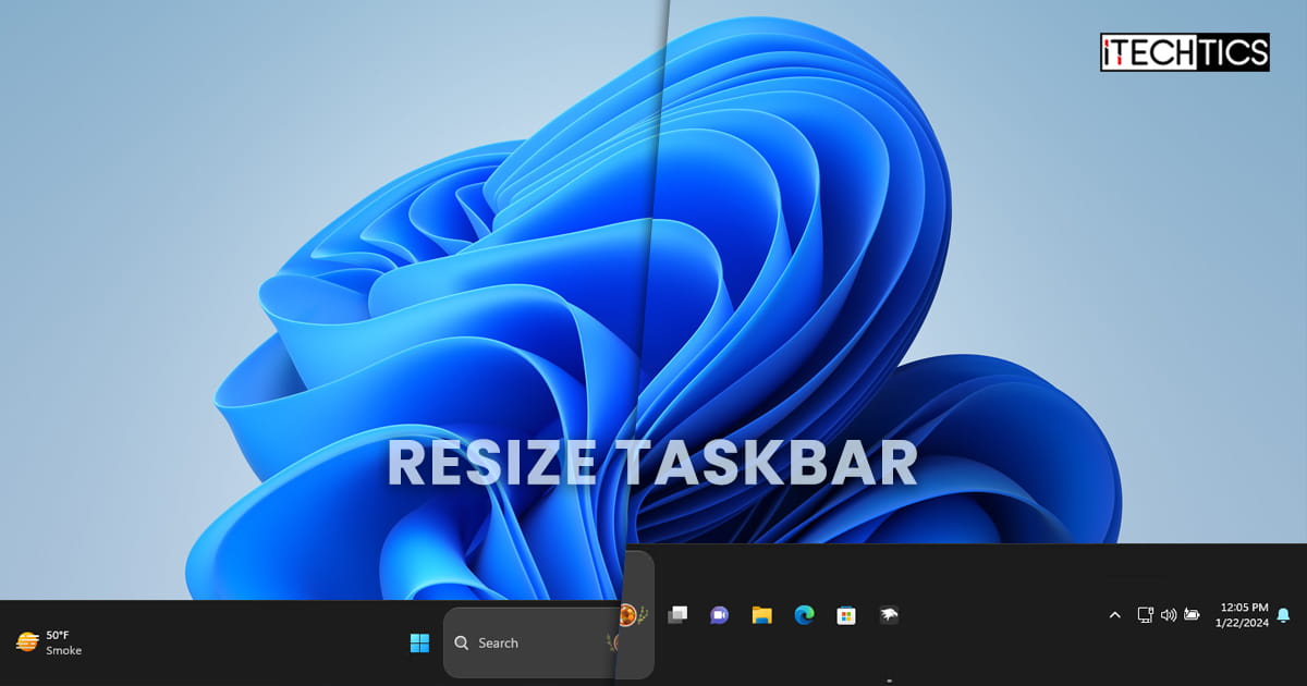 How To Change Taskbar Size/Height In Windows 11