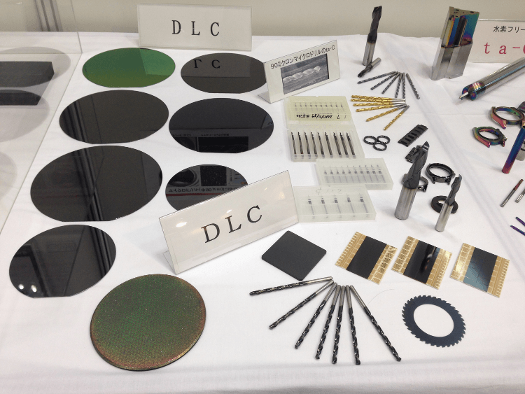 DLC コーティング 耐凝着 耐摩耗 PVD,CVDのインターフェイス