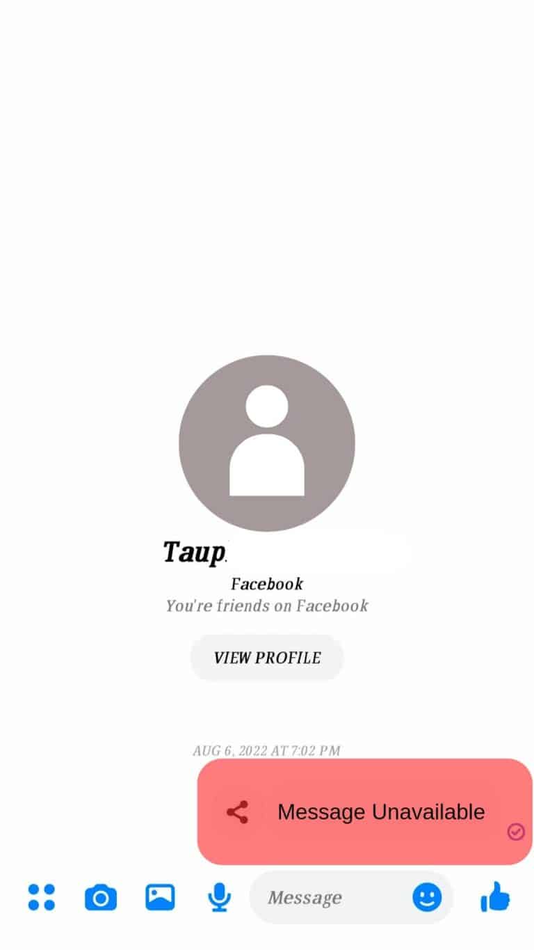 What Does "Message Unavailable" Mean on Messenger? ITGeared