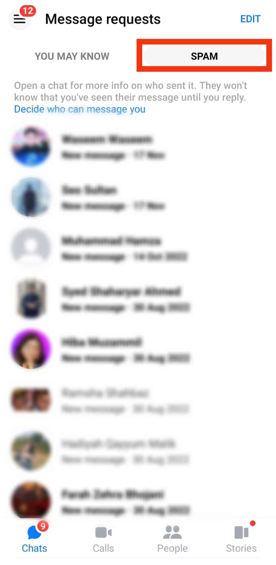 How To Undo Ignore Messages on Messenger ITGeared