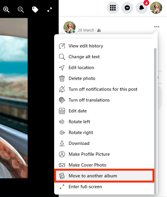 How To Move Facebook Photos to a Different Album? ITGeared