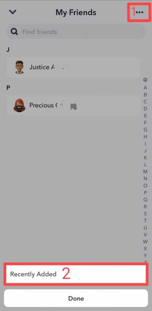 How To See Recently Added Friends on Snapchat ITGeared